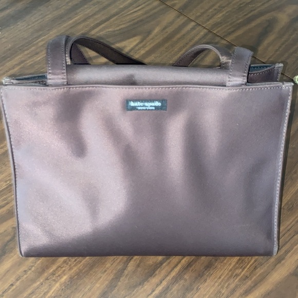 kate spade Handbags - Kate Spade Chocolate Brown Square Nylon Tote